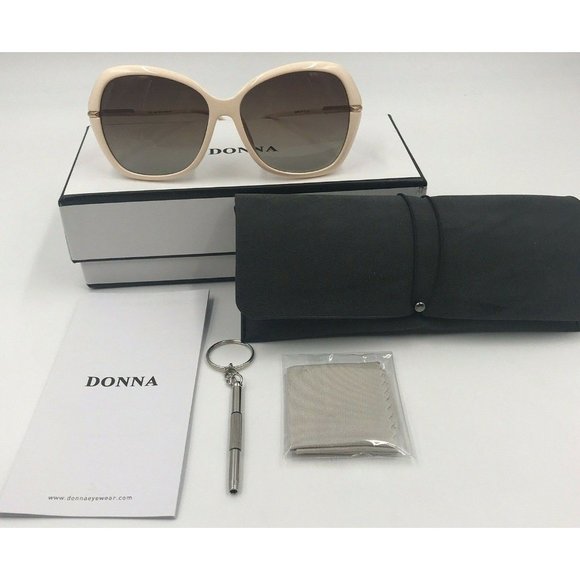 DONNA Women\'s Classic Polarized Sunglasses Shades Ultralight D72 White main image 10